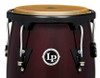 Latin Percussion Aspire 11" and 12" Conga Set - Oak Dark Wood Black with Double Stand (LPA647-DW) | Musician Madness