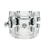 PDP Concept Acrylic 7" x 10" Tom Drum - Clear with Chrome Hardware (PDCA0710STCL) | Musician Madness