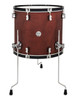 PDP Classic 16" x 18" Floor Tom - Ox Blood with Ebony Hoops (PDCC1618FTOE) | Musician Madness