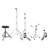 PDP Center Stage 5-Piece Drum Kit with Hardware Cymbals and Throne - Silver Sparkle (PDCE2215KTSS) | Musician Madness