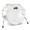 PDP Concept Acrylic 16" x 22" Bass Drum Clear with Chrome Hardware (PDCA1622KKCL) | Musician Madness