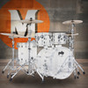 PDP Concept Acrylic 4-Piece Drum Kit Clear with Chrome Hardware (PDCA2214CL) | Musician Madness