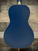 Recording King Dirty 30's Single - Series 7 Parlor - AE w/Gold Foil P/U - Red - White & Blue | Musician Madness