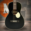 Recording King Dirty 30's Single - Series 7 Parlor - AE w/Gold Foil P/U - Black | Musician Madness