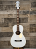 Recording King Dirty 30's Single - Series 7 Parlor - AE w/Gold Foil P/U - Arctic Blue | Musician Madness