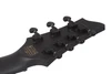 Schecter Damien-7 Left Hand Electrc Guitar - Satin Black (2475) | Musician Madness