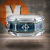 Dixon Artisan 5 x 12 Enchanted Ash Snare Drum Electric Blue (SAN512EA) | Musician Madness