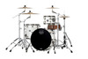 Mapex Saturn Evolution Hybrid Organic Rock 3 Piece Shell Pack Without Snare - Polar White (SE426XHBPI) | Musician Madness