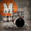 Mapex Saturn Evolution  Workhorse 5 Piece Shell Pack Without Snare - Exotic Violet Burst  (SE628XMBPZ) | Musician Madness