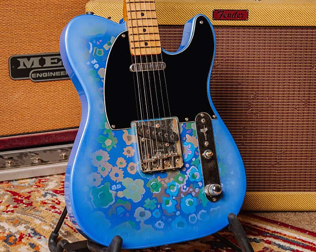 The Iconic 1968 Blue Flower Guitar: A Collectors Dream - Musician