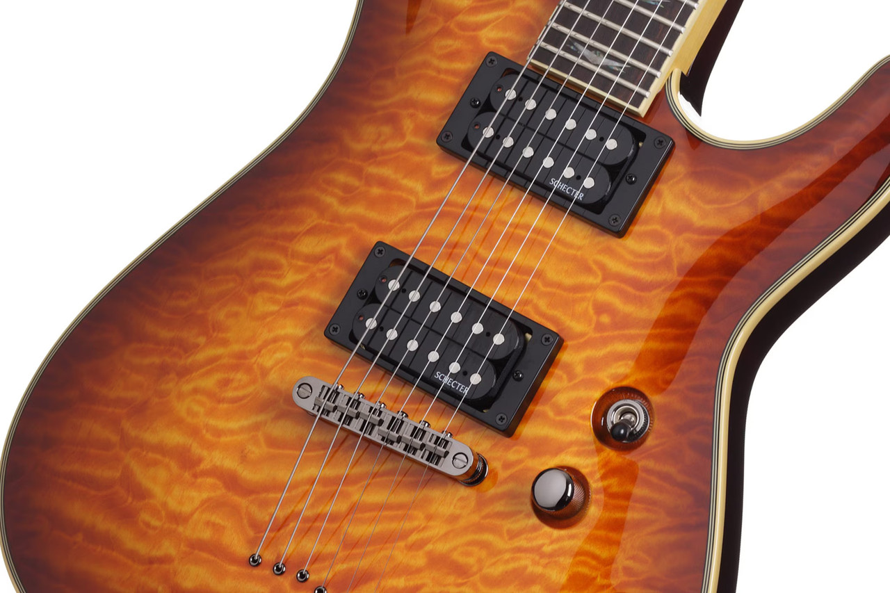 Schecter Omen Extreme-6 RH Electric Guitar - Vintage Sunburst (2024) | Musician Madness