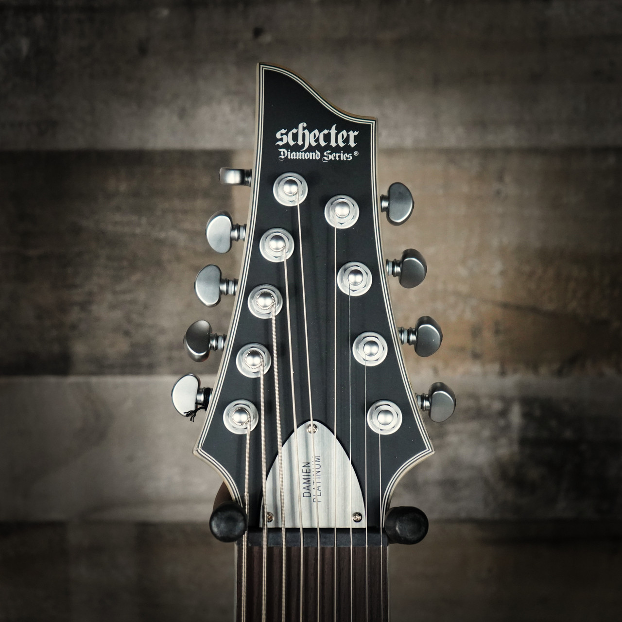 Schecter Damien Platinum-9 String Electric Guitar - Satin Black (1193) | Musician Madness