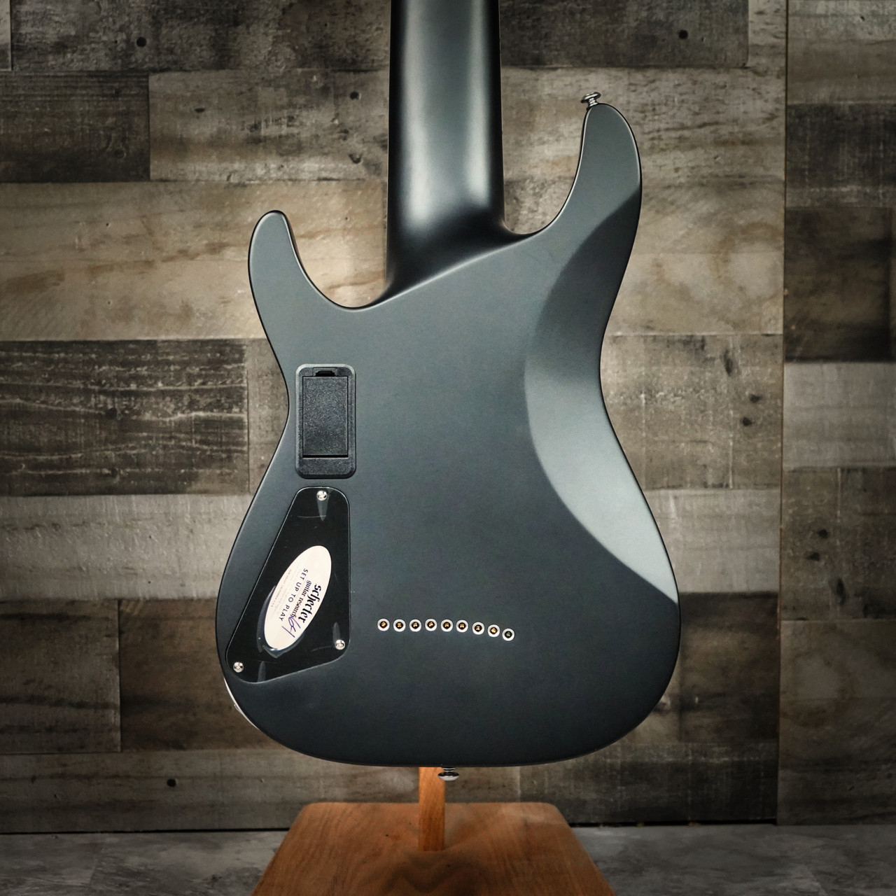 Schecter Damien Platinum-9 String Electric Guitar - Satin Black (1193) | Musician Madness
