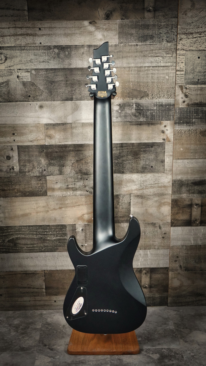 Schecter Damien Platinum-9 String Electric Guitar - Satin Black (1193) | Musician Madness