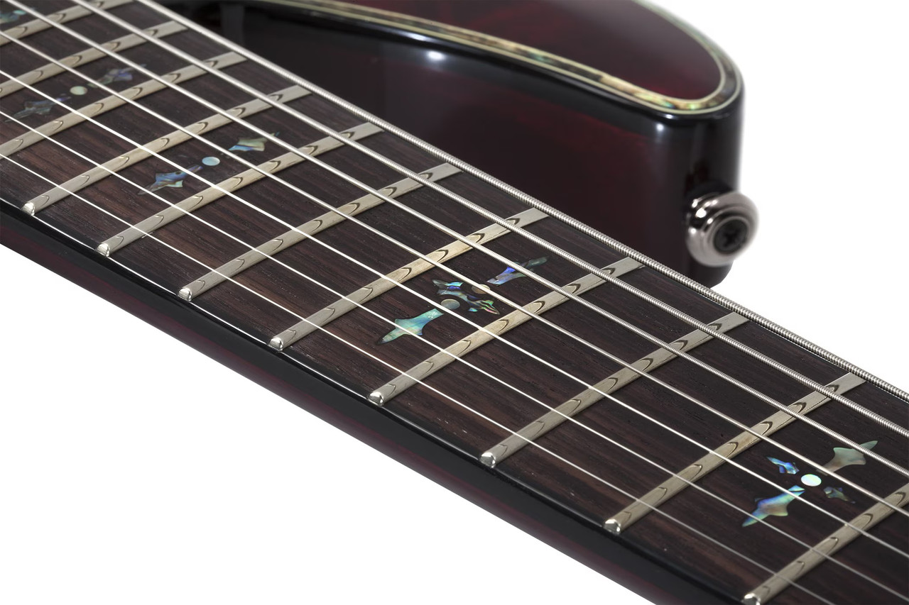 Schecter Hellraiser C-7 Electric Guitar - Black Cherry (1792) | Musician Madness