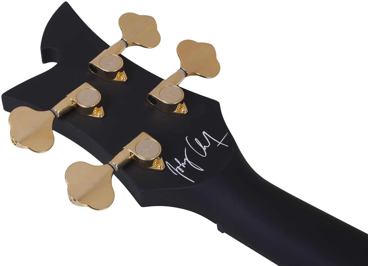 Shop the Schecter Johnny Christ Signature Bass Guitar (213) at Musician Madness. Iconic rock tone, sleek design, and stage-ready performance.