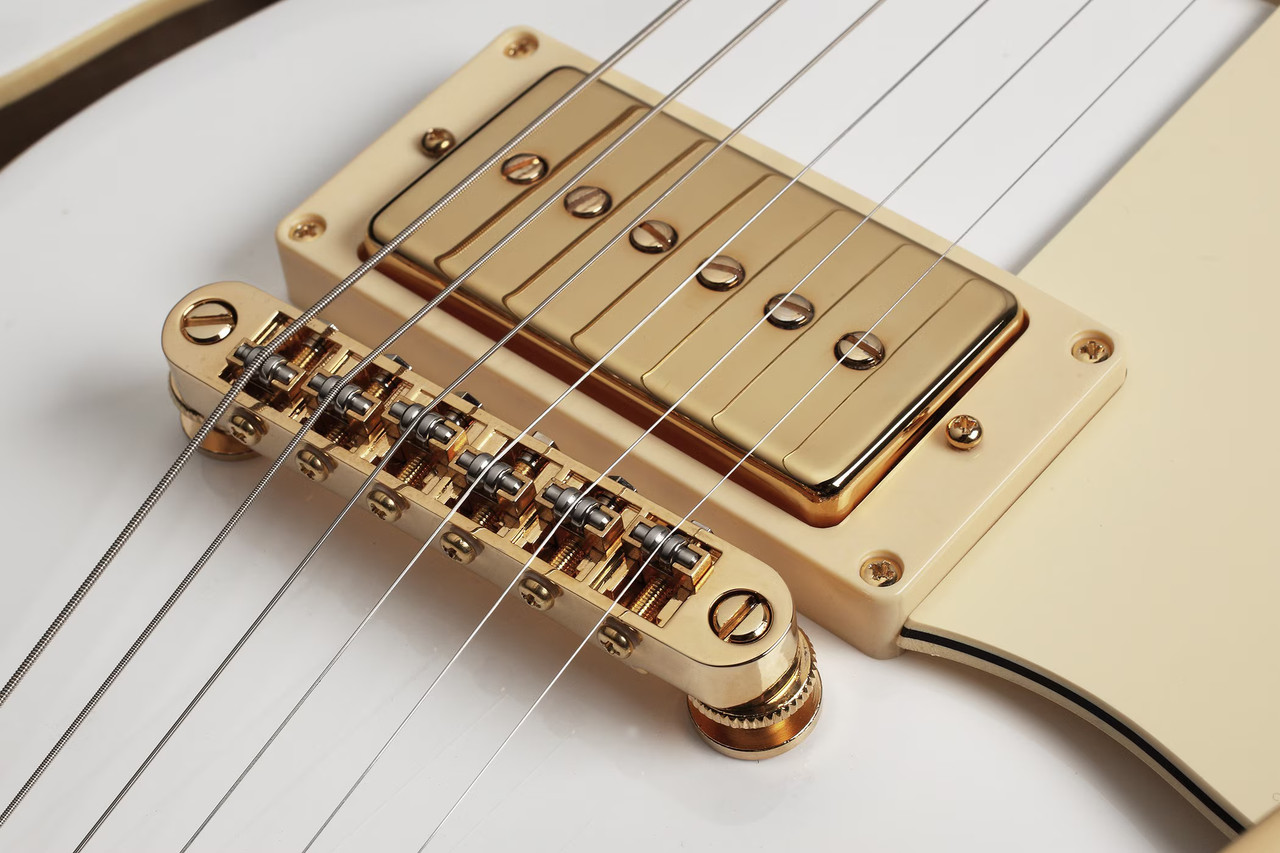 Schecter Robin Zander Signature Corsair Electric Guitar with semi-hollow body, Bigsby tremolo, and Schecter Diamond pickups in gloss finish.