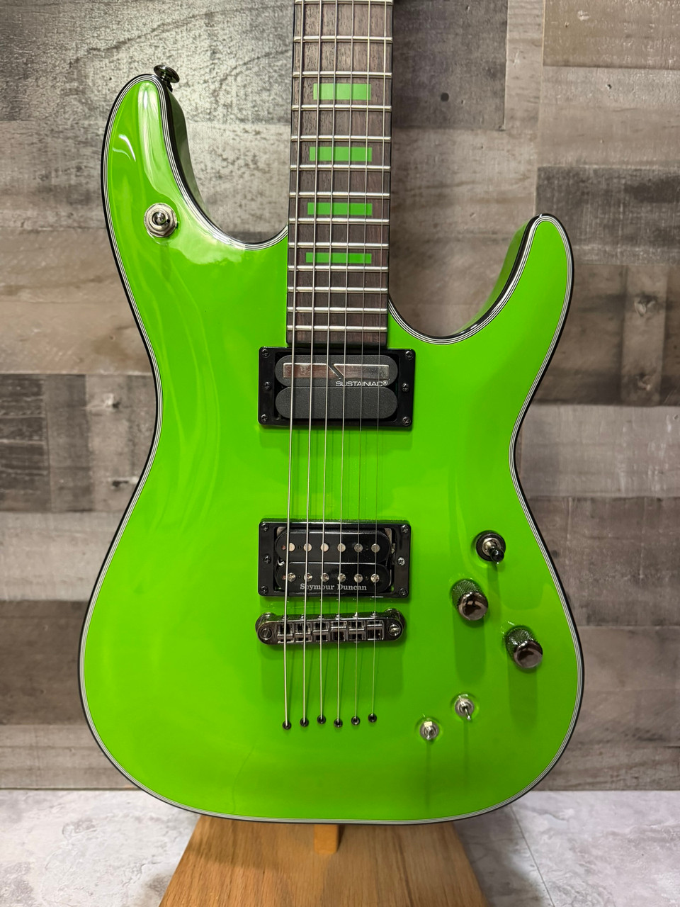 Schecter Kenny Hickey C-1 Electric Guitar w/ Sustainiac - Steele