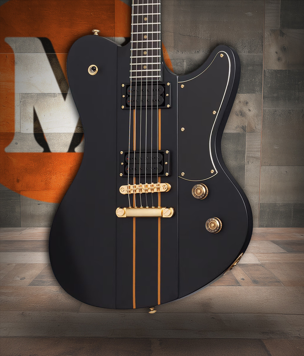 Schecter Dan Donegan Ultra Electric Guitar with single-cut body, dual humbuckers, and custom Disturbed artist design in gloss finish.