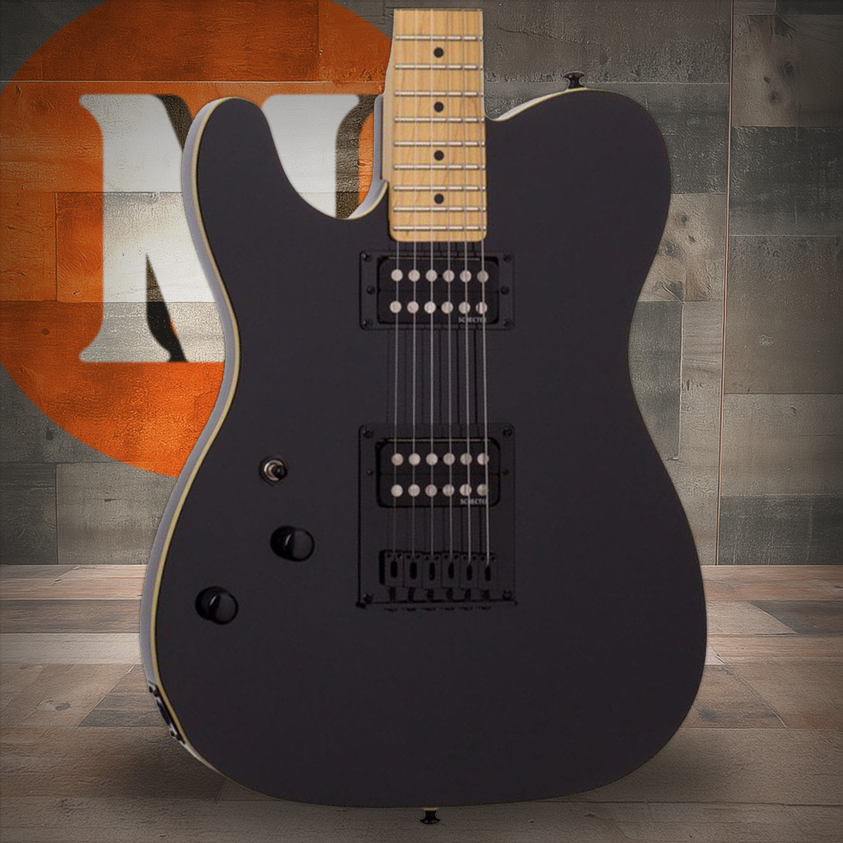 Schecter PT-M/M Left-Handed Electric Guitar - Gloss Black (2200) | Musician Madness