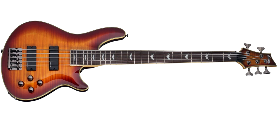 Schecter Omen Extreme-5 String Electric Bass - Vintage Sunburst (2049) | Musician Madness
