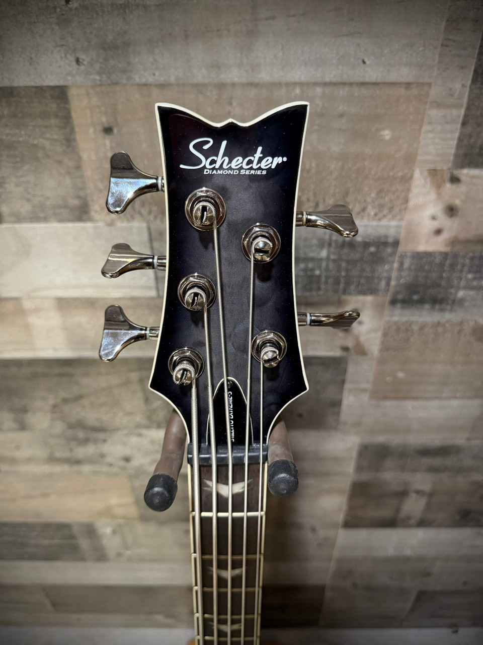 Schecter Stiletto Extreme-5 Bass Guitar B-Stock - See Thru Black (2504) | Musician Madness