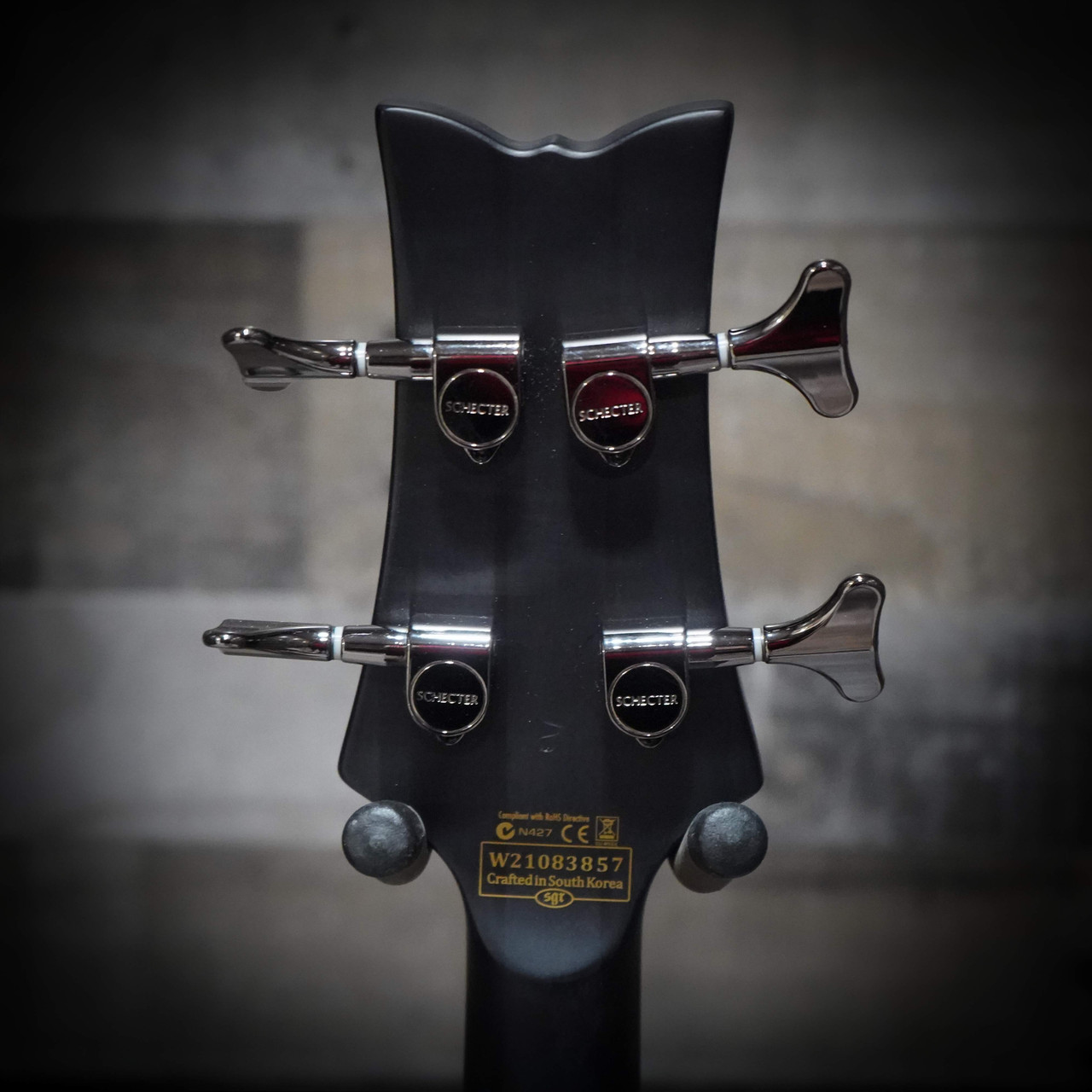 Shop the Schecter Stiletto Studio-4 Bass Guitar in See-Thru Black Satin (2711) at Musician Madness. Powerful active tone, sleek feel, fast shipping.