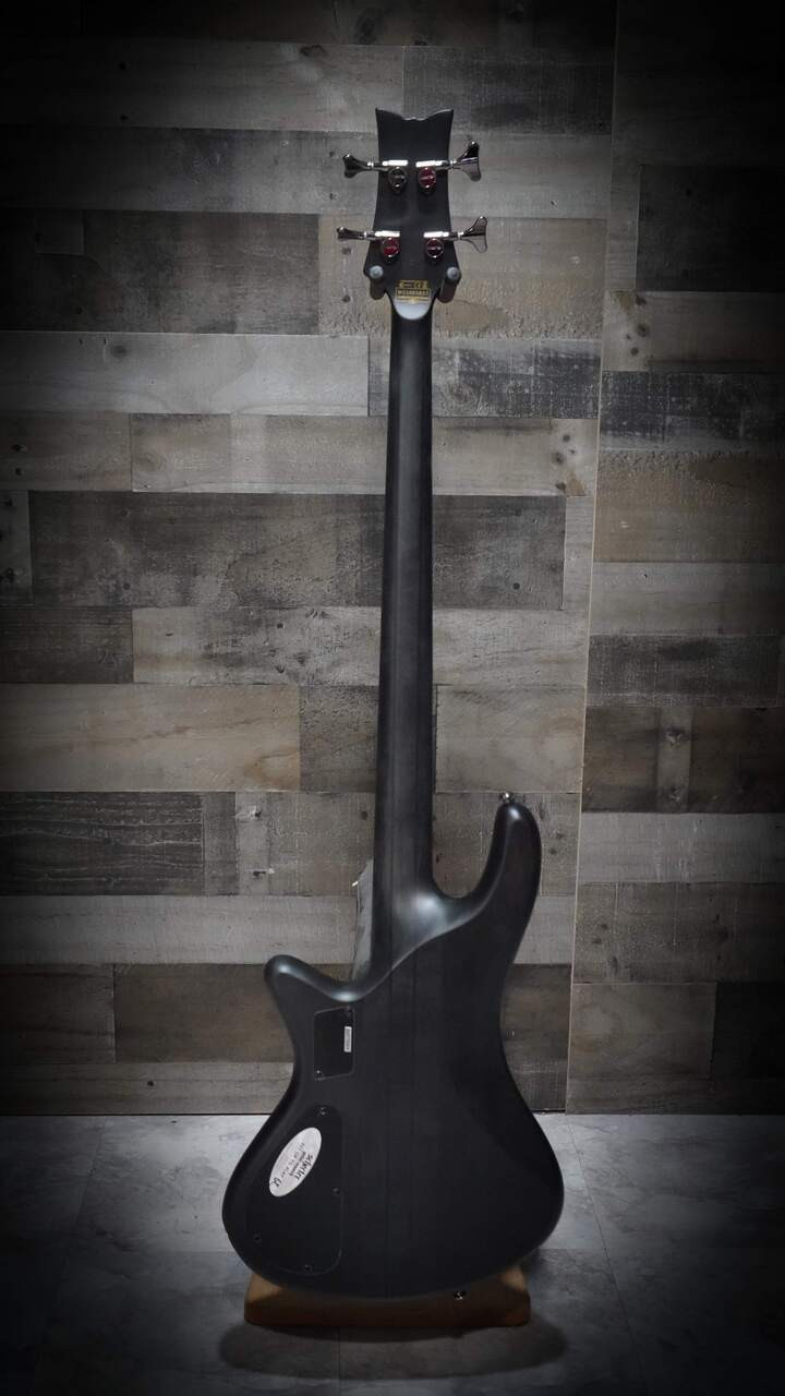 Schecter Stiletto Studio-4 Bass Guitar - See-Thru Black Satin