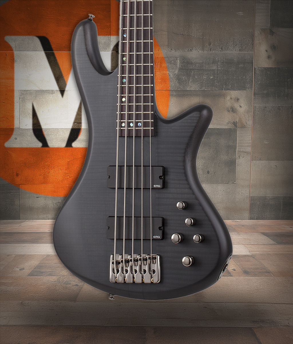 Shop the Schecter Stiletto Studio-5 5-String Electric Bass Guitar (2721) at Musician Madness. Powerful active tone, sleek feel, and studio-ready performance.
