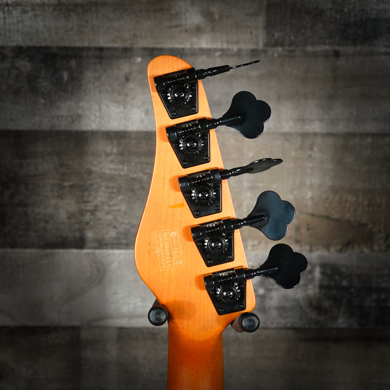 Schecter Model-T Session-5 Electric Bass Guitar - 5-string bass featuring EMG pickups, maple neck, and satin finish for classic tone and modern playability