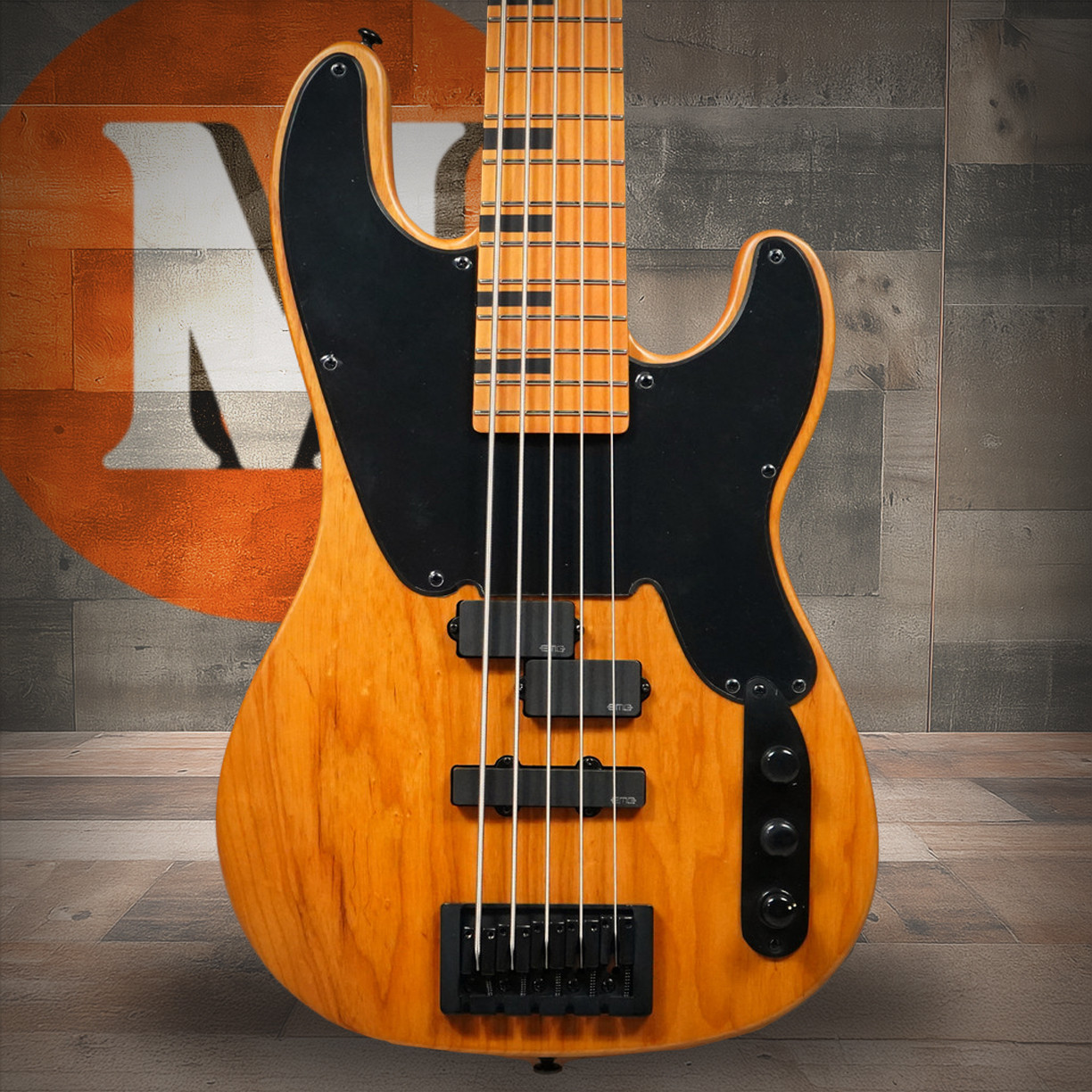 ベース SCHECTER MODEL-T SESSION-5 Schecter Model-T Session-5 String Electric Bass - Aged Natural