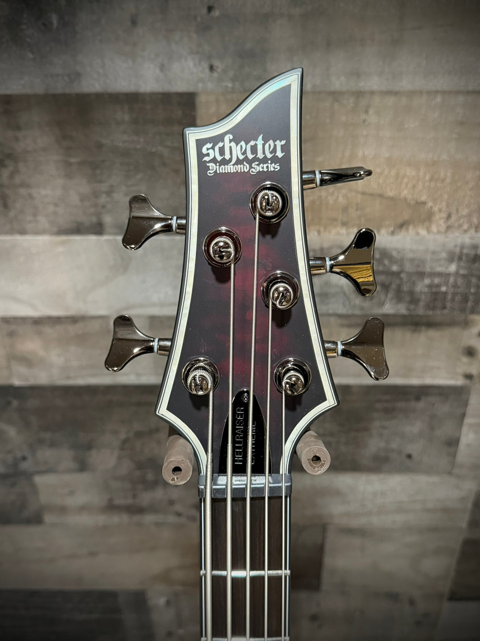 Schecter Hellraiser Extreme-5 String Electric Bass - Crimson Red