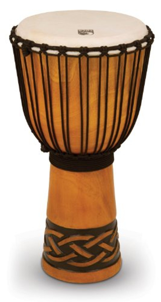 Toca a TODJ-12CK Origins Series Rope Tuned Wood 12-Inch Djembe - Celtic  Knot Finish