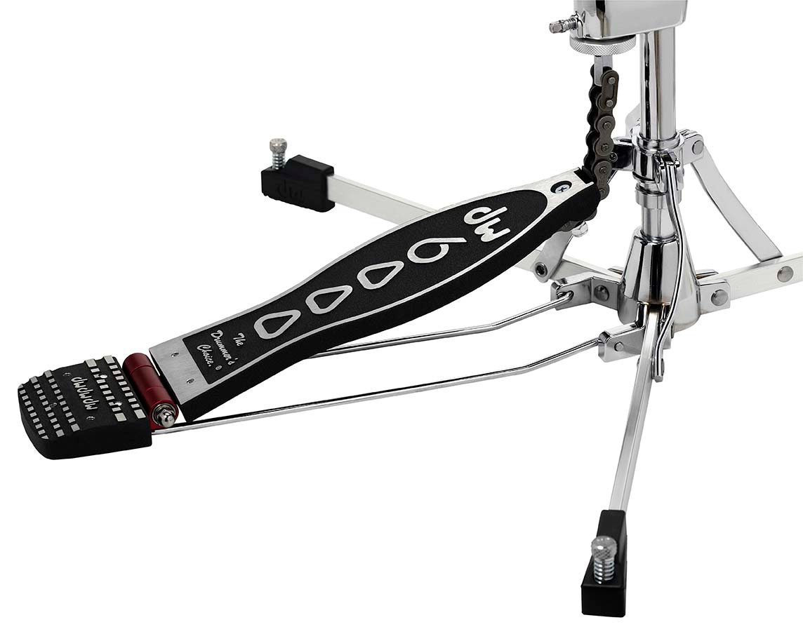 DW 6000 Series Hi-Hat Stand (DWCP6500) featuring vintage flat-base legs, lightweight construction, smooth pedal response, and reliable DW hardware performance for gigging and studio drummers.