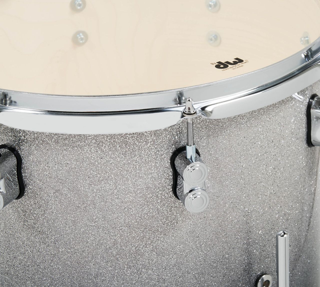 PDP Concept Maple Drum Set, 7-Piece - Silver to Black Fade, Chrome Hardware (PDCM2217SB) | Musician Madness