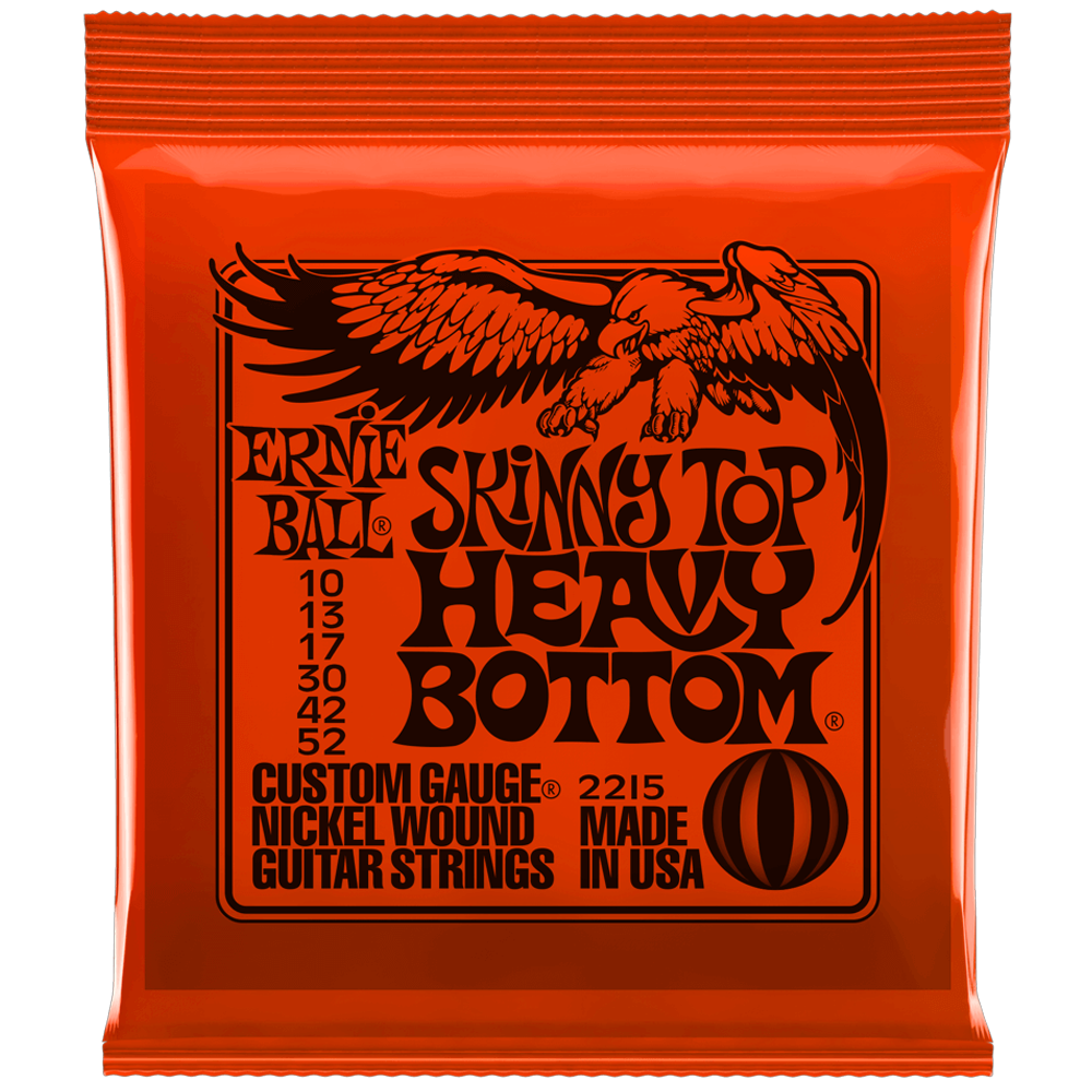 Ernie Ball Slinky Top Heavy Bottom Electric Guitar Strings (10-52)