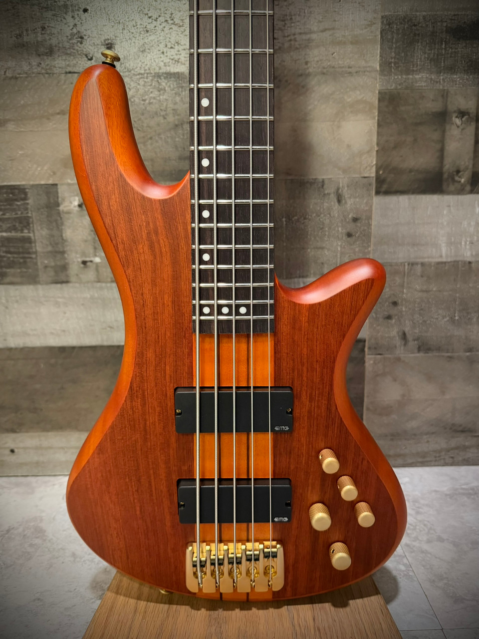 Schecter Stiletto Studio Bass Guitar - Honey Satin (2720)