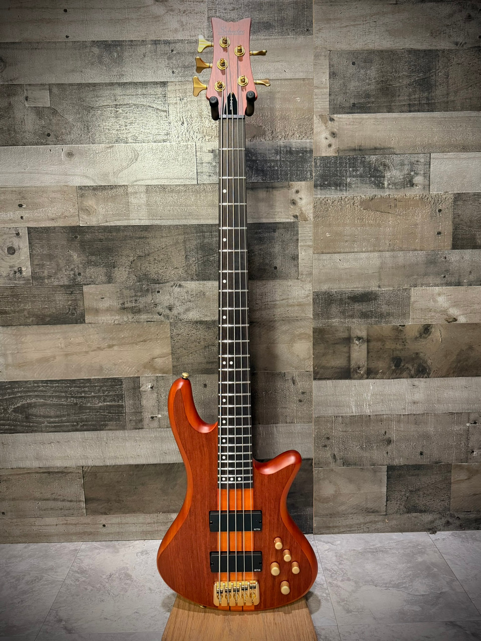 Schecter Stiletto Studio Bass Guitar - Honey Satin (2720)