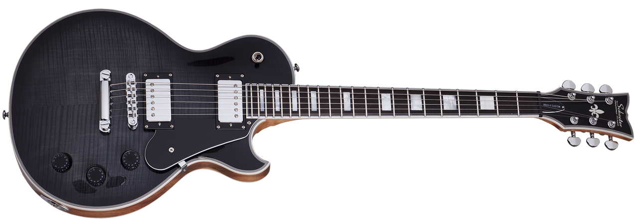 Schecter Solo-II Custom Electric Guitar - Black (659) | Musician Madness