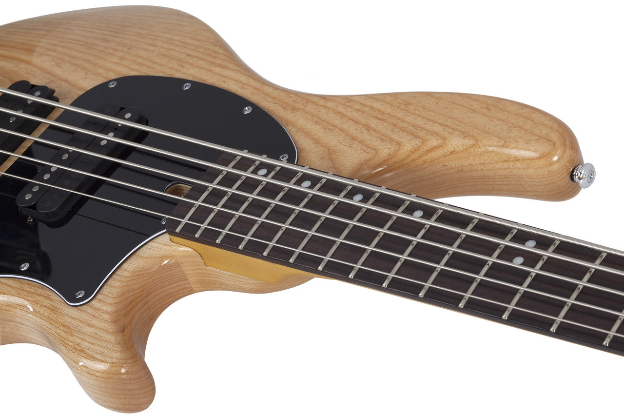 Schecter CV-5 Bass Guitar - Gloss Natural (2493) | Musician Madness