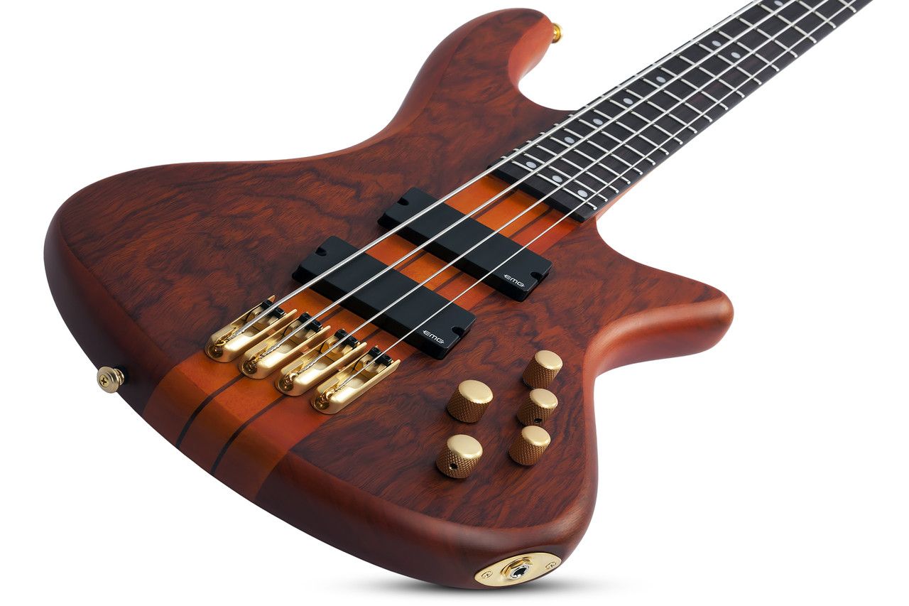 Schecter Stiletto Studio-4 FF Bass Guitar - Honey Satin (2793)