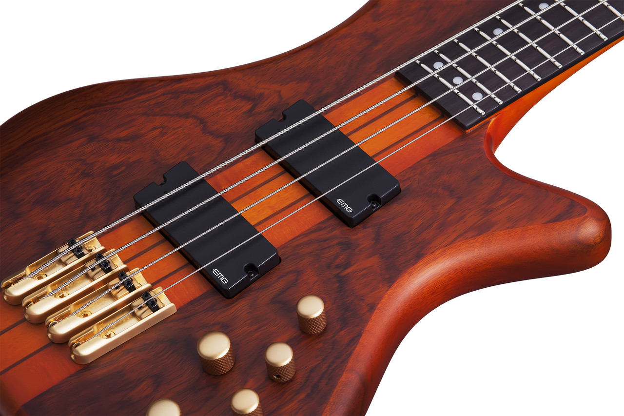 Schecter Stiletto Studio-4 FF Bass Guitar - Honey Satin (2793)