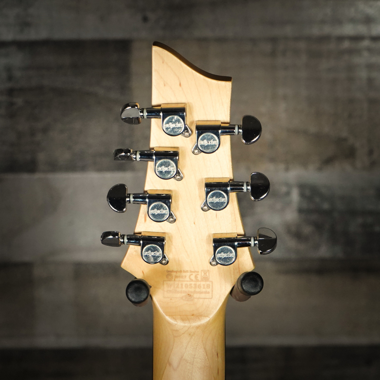 Schecter C-7 Deluxe Electric Guitar - Satin Black (437) | Musician Madness