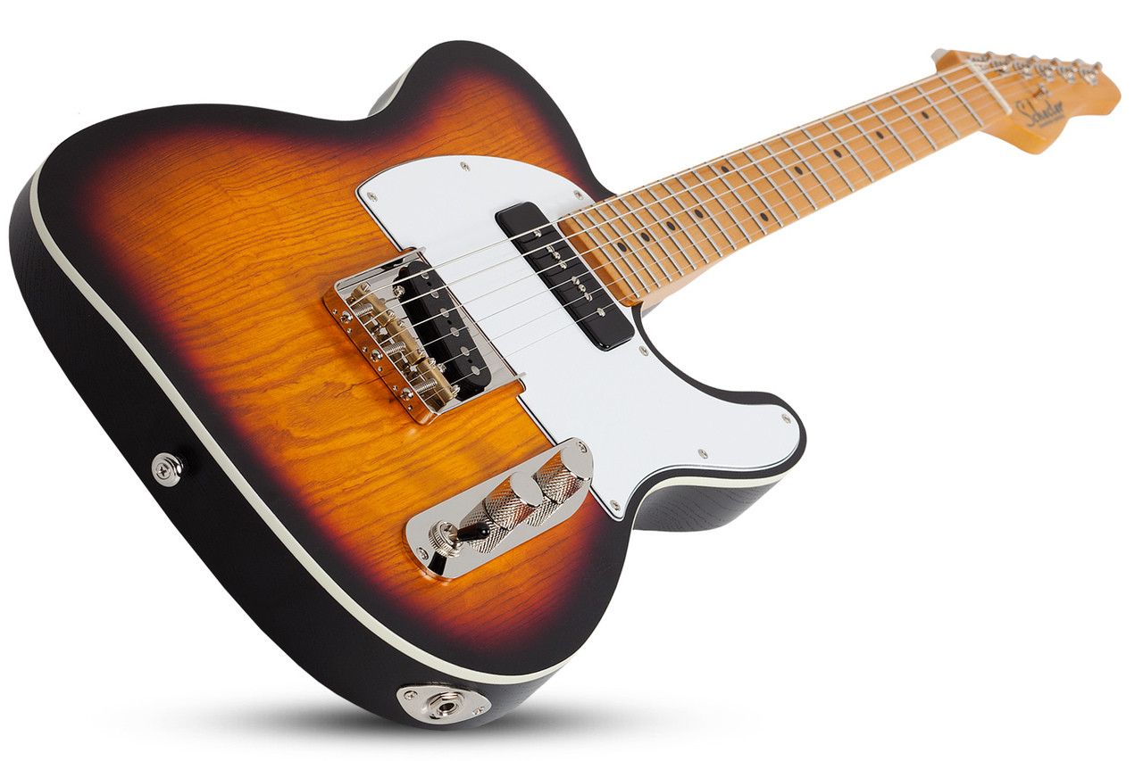 Schecter PT Special - 3-Tone Sunburst Pearl Electric Guitar (665) | Musician Madness
