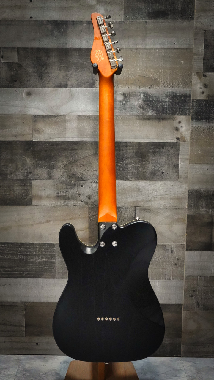 Schecter PT Special Electric Guitar - Black Pearl finish with classic single-cut body, dual pickups, and sleek neck offering vintage tone and modern playability