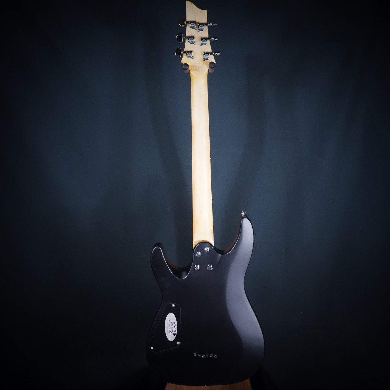 Schecter C-6 Deluxe Electric Guitar – Satin Black | Musician Madness