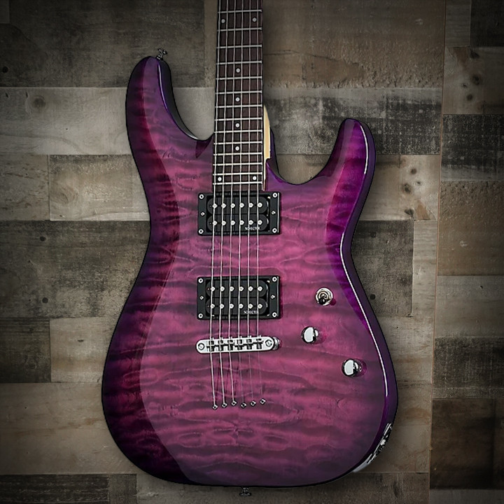 Schecter C-6 Plus Electric Guitar - Magenta (445) | Musician Madness