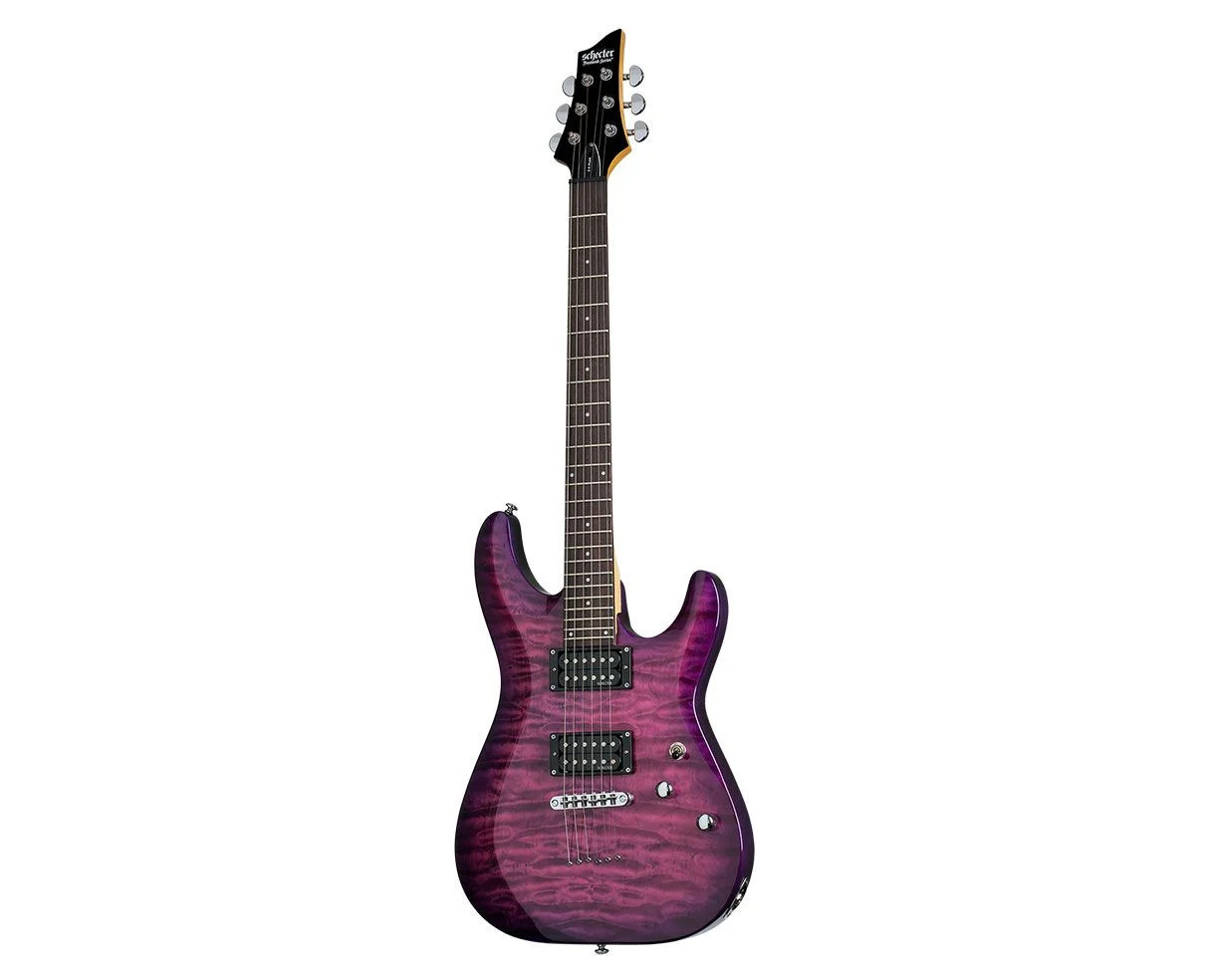 Schecter C-6 Plus Electric Guitar - Magenta (445) | Musician Madness