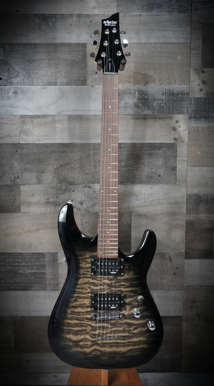 Schecter C-6 Plus - Charcoal Burst (446) | Musician Madness