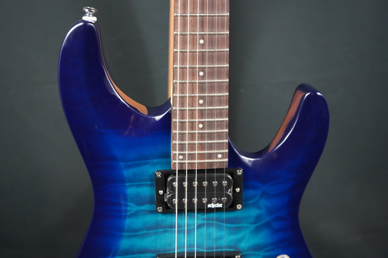Schecter C-6 Plus - Ocean Blue Burst (443) | Musician Madness